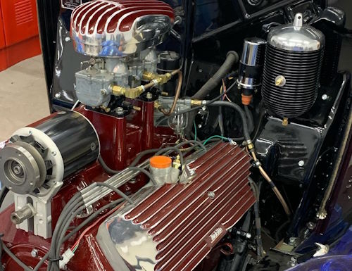 The powertrain, which includes the engine, transmission and drive axle, is the heartbeat of your hot rod! We take just as much care with powertrains as we do with any other component!